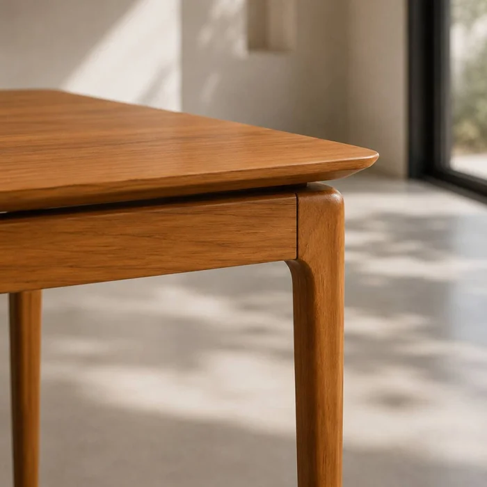 Mesa de Comedor Wind - 120 x 90 - Canela en Blanco, Uruguay | NYR, vista 2
