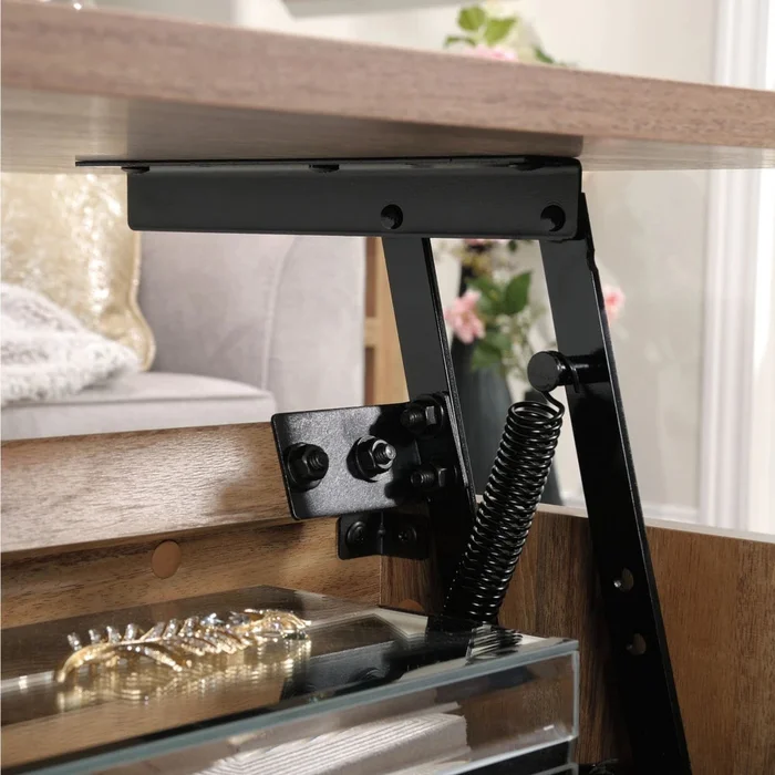 Mesa Ratona Articulada Sauder - Linea Dakota Pass - Marrón en Marrón - Mesas de living, Uruguay | Ecowood, vista 5