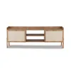 Rack Oslo - Natural con tejido en Marrón - Muebles para TV, Uruguay | NYR, vista 4 de 8