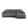 Rinconera Adalia - Tela Microfibra - Chaise derecho - 9250 (Grafito) en Gris - Sillones y sofás, Uruguay | NYR, vista 2 de 3