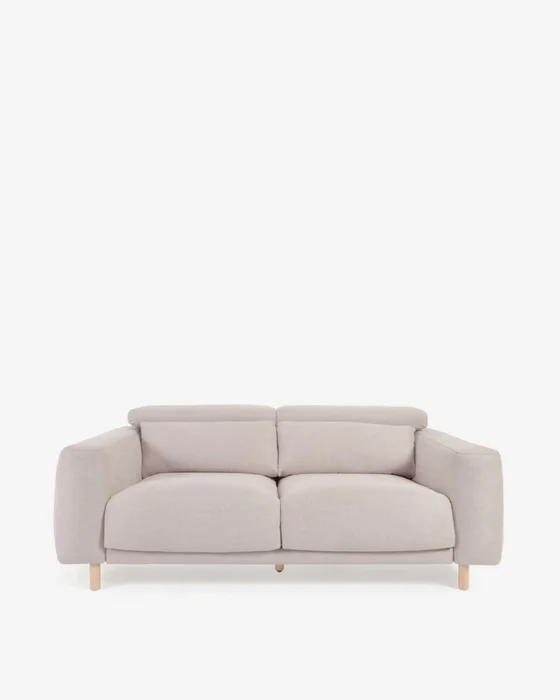 Sofá Singa 3 Plazas - Beige 215 Cm en Beige - Sillones y sofás, Uruguay | Kavehome, vista 6