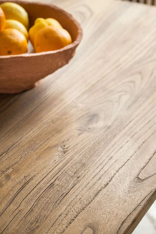 MESA COMEDOR NORDICA - OLMO NATURAL - 1.50 X 0.90 MTS en Madera natural - Mesas de comedor, Uruguay | La Iberica, vista 11