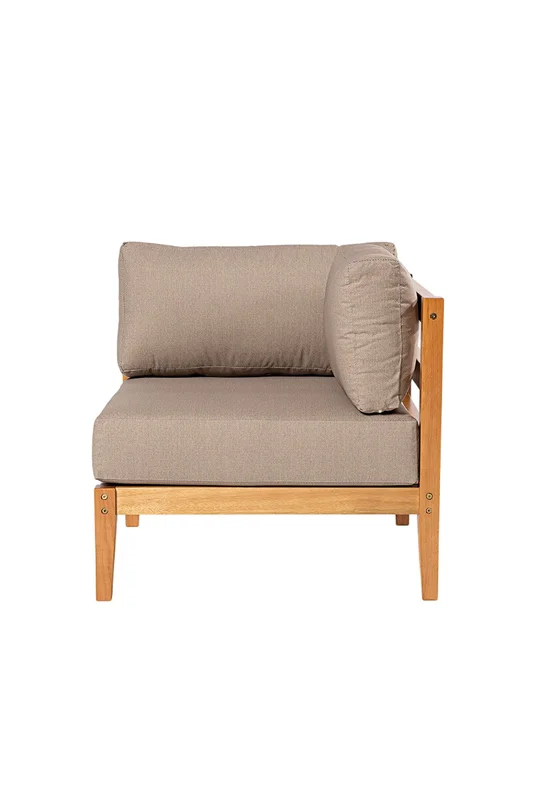 ESQUINA CANNES RIPADA ACQUABLOCK FENDI 74x74x66CM JATOBA en natural y - Muebles para el exterior, Uruguay | Vinibel, vista 4