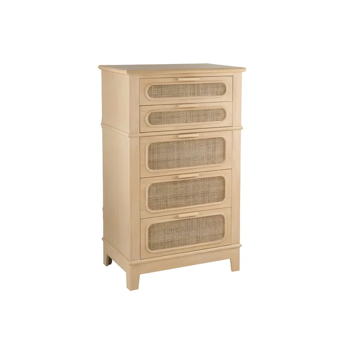 APARADOR C/RATAN 73.5x46x117CM NATURAL en Madera natural - Aparadores y recibidores, Uruguay | Koz