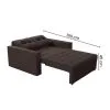 Sofa Cama 2 Plazas Abertura Frontal Ruedas Patas De Madera - Sillones y sofás, Uruguay | Soy Hogar, vista 3 de 10