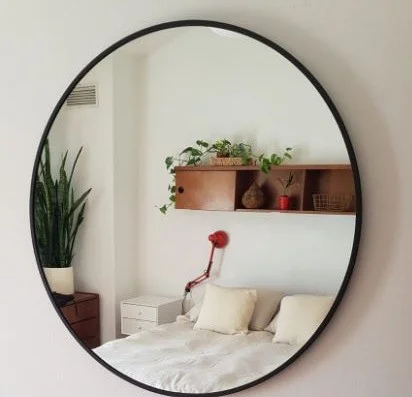 Espejo circular en Beige - Dormitorio, Uruguay | Casa Ernesta, vista 3