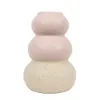 CANDELABRO ANILLOS 6x6x8.5CM CERAMICA ROSA en Rosa - Velas y Portavelas, Uruguay | Decohogar, vista 1 de 4