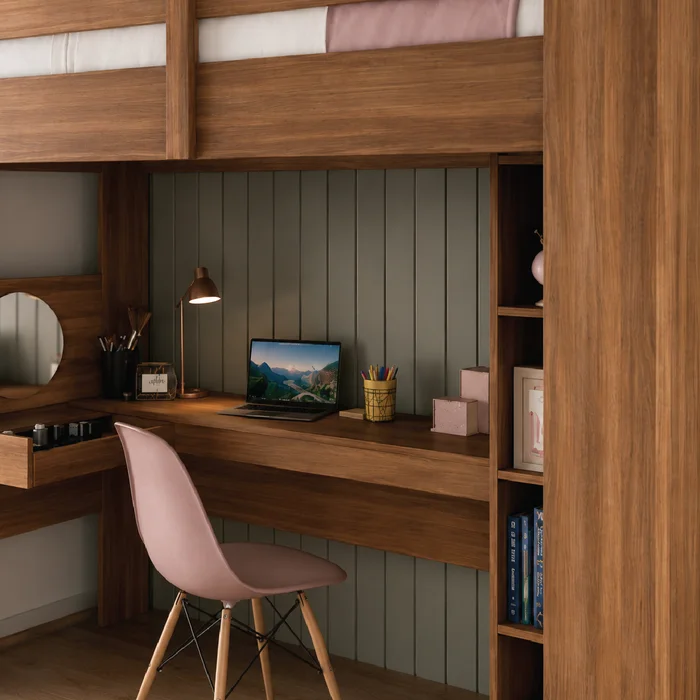 Cama Escritorio Moderno en Jatobá - Dormitorio, Uruguay | Muebles Express, vista 2