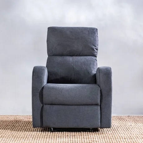 Sillón Reclinable Taos 1 Cuerpo - Gris en Gris - Sillones y sofás, Uruguay | Aihaus