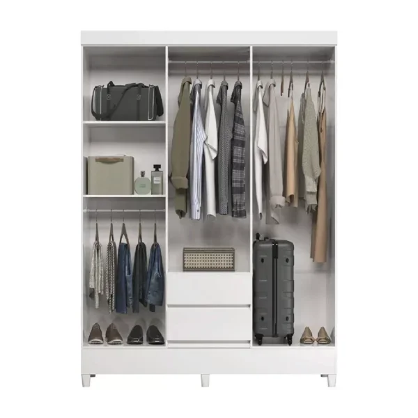 Ropero FIT 6.2 en Blanco - Roperos y placares, Uruguay | Palermo Casa Deco, vista 3