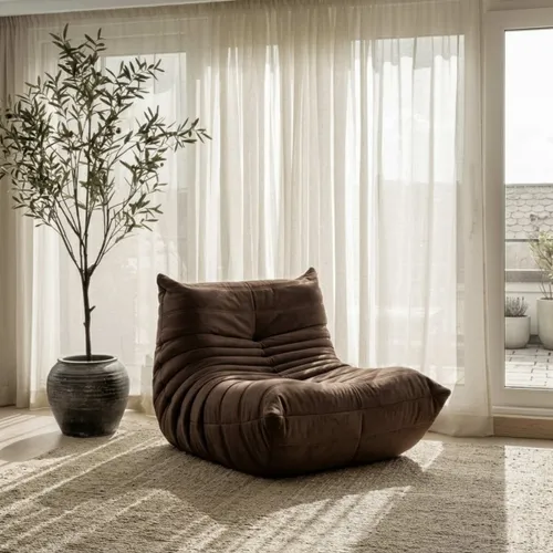 Sillon Lazy Sofa - Marron en Marrón - Sillones y sofás, Uruguay | La Cueva Muebles