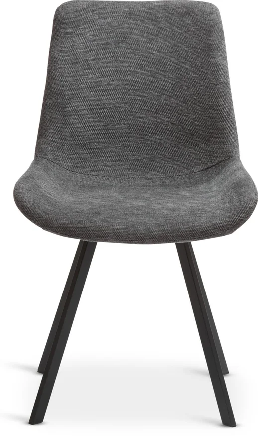 Silla de comedor HYGUM giratoria gris/negro en Gris - Sillas, Uruguay | JYSK, vista 2