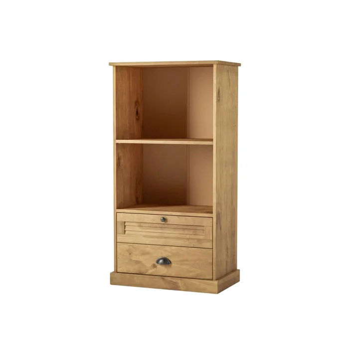 Estantería - 2 Cajones - Línea Oslo - Natural en Madera natural - Bibliotecas, Uruguay | Ecowood, vista 4