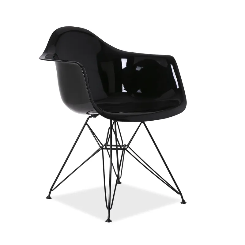 DAR Chair Fiberglass | Charles & Ray Eames en Blanco - Sillas, Uruguay | Mad for Modern