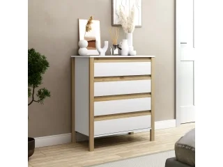 Comoda Combinado Madera 4 cajones - Cómodas, Uruguay | Quesal, vista 4