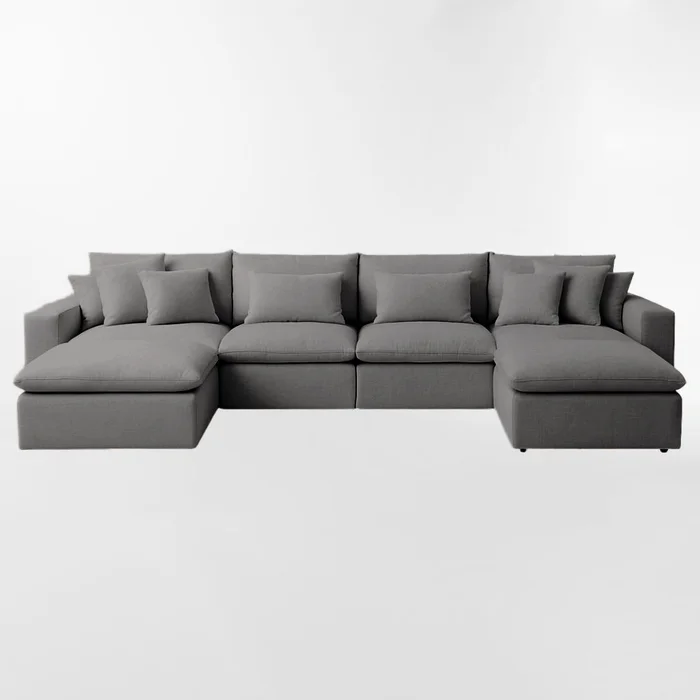 Sofá modular WELL GRIS 4 CUERPOS - Sillones y sofás, Uruguay | Viasono, vista 3