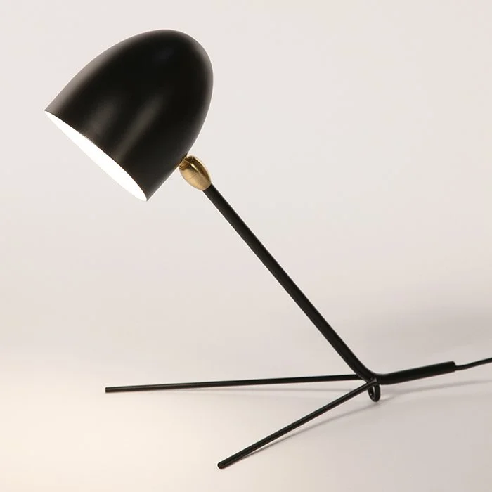 Cocotte Lamp | Serge Mouille, 1957 en Negro - Lámparas de mesa, Uruguay | Mad for Modern