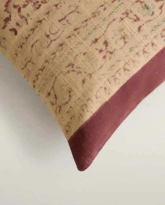FUNDA COJÍN BLOCK PRINT - Textiles, Uruguay | Zara Home, vista 3
