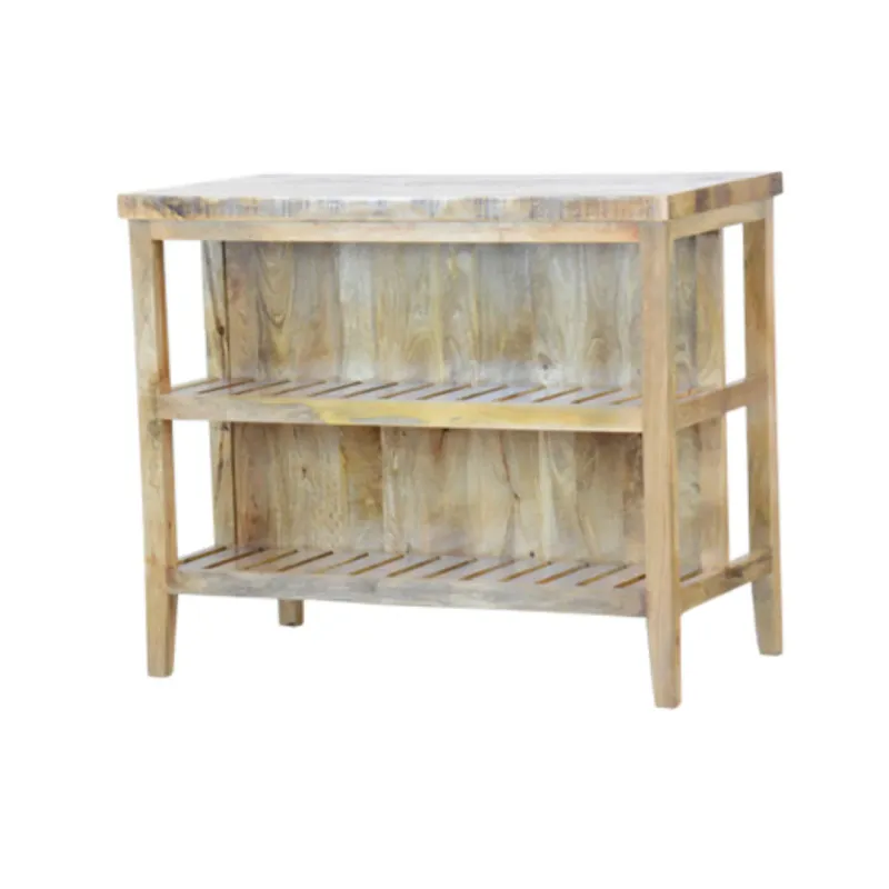 E24 Isla Barra 125x70x100 en Madera natural - Aparadores y recibidores, Uruguay | Victoriana