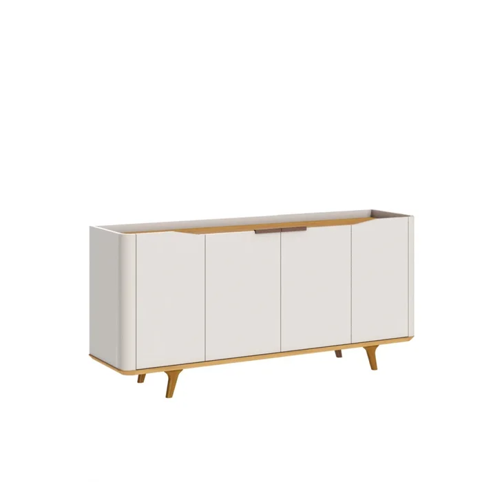 Aparador tipo Buffet 1.6 - Linea Nevada en Blanco - Mesas de arrimo, Uruguay | Ecowood, vista 2