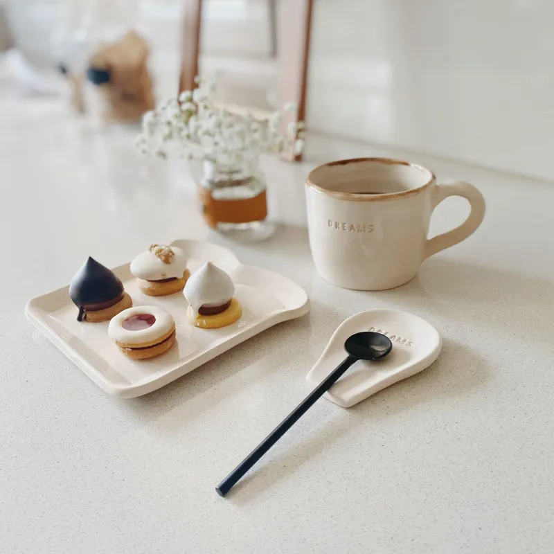 Kit merienda en cerámica en Beige - Decoración, Uruguay | Dreams On Time