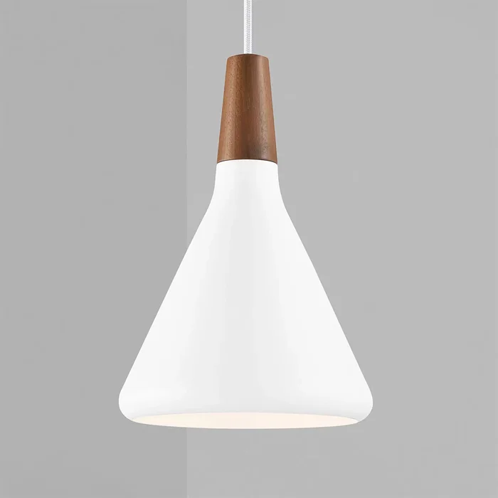 Lámpara Colgante Titan ø 18 cm Blanco en Rosa - Lámparas colgantes, Uruguay | Serlux, vista 4