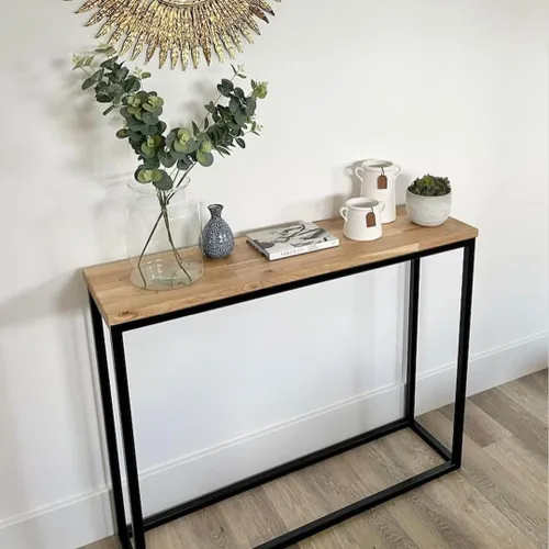 Mesa Consola De Metal Landon - Mesas de arrimo, Uruguay | Treehouse Deco