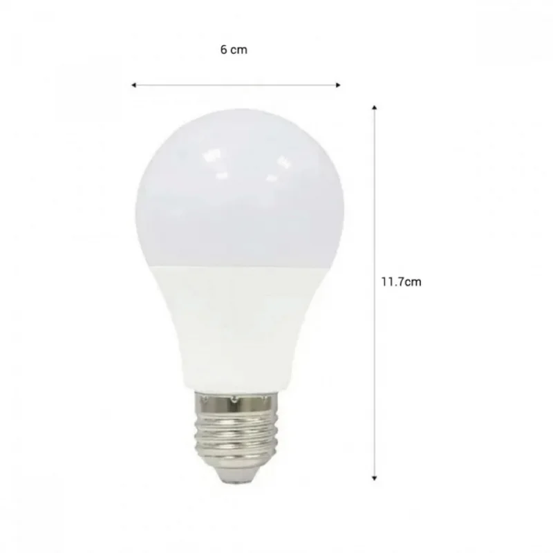 Lámpara LED A60 11W Luz Cálida en Blanco - Lámparas de mesa, Uruguay | Serlux, vista 5