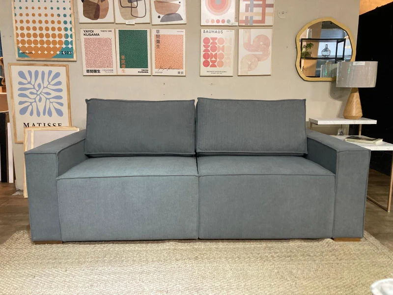 PREVENTA - Sofá Retráctil España 3 Cuerpos (210cm) EASY CLEAN - Gris - Sillones y sofás, Uruguay | Berna home, vista 3