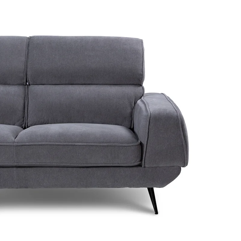 Rinconera Versatile - Tela Microfibra - Chaise Izquierdo - 6686-7 Gris en Gris - Sillones y sofás, Uruguay | Nyr, vista 7
