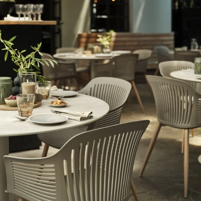 Silla de jardín VANTORE arena oscura en Gris - Muebles para el exterior, Uruguay | JYSK, vista 2