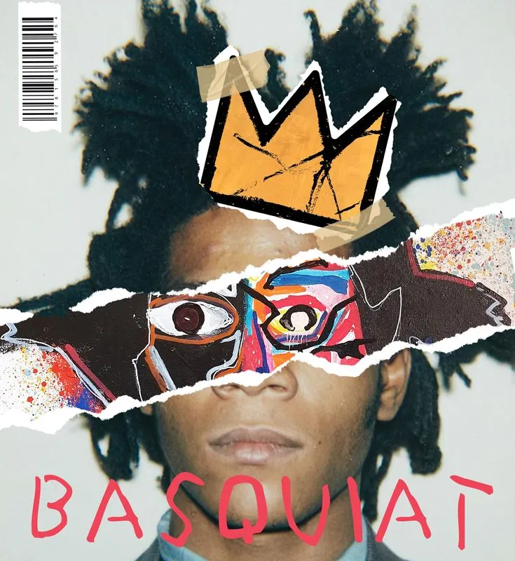 Jean-Michel Basquiat Crown en Multicolor - Láminas, Uruguay | Mara Estudio