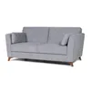 Sofá Capri - Tela Microfibra - 2 cuerpos - Cora 06-153 (Grafito) en Gris - Sillones y sofás, Uruguay | NYR, vista 1 de 6