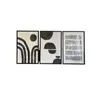 Kit x3 Cuadros Abstractos 40 x 60 con Vidrio - Decoración de pared, Uruguay | Berna home, vista 1 de 6