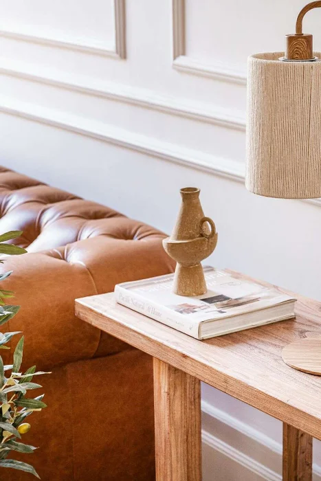 MESA DE ARRIMO / CONSOLA GEO - OLMO - 1.40 MTS en Madera natural - Bibliotecas, Uruguay | La Iberica, vista 9