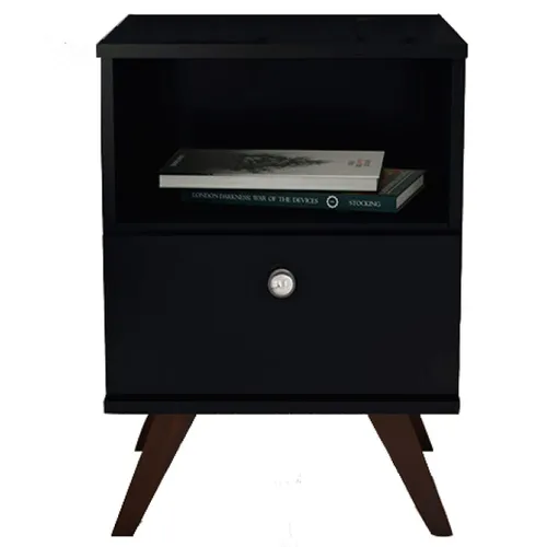 Mesa De Luz Linea Retro Living Dormitorio 1 Cajon Ng Rt3019 - Mesas de luz, Uruguay | Muebles Express
