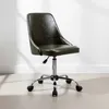 Silla De Escritorio Simil-cuero Negro D-1001 en Negro - Escritorios y sillas de escritorio, Uruguay | Divino, vista 1 de 3
