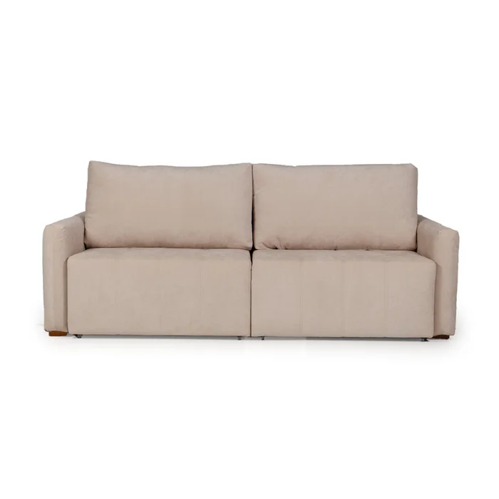 Sofá Cama Noronha - Tela Microfibra - TC 1010 (Beige) en Beige - Sillones y sofás, Uruguay | NYR, vista 3