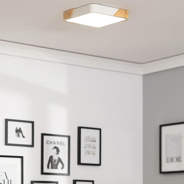 Panel LED Cuadrado Cerchio 18W Blanco 30 cm en Blanco - Lámparas colgantes, Uruguay | Serlux, vista 2