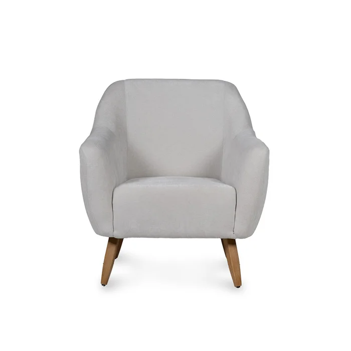 Butaca Paula - Tela Microfibra - C39 (Hielo) en Beige, Uruguay | NYR, vista 3