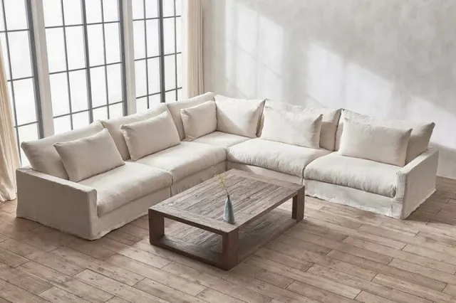 Sofá con funda Osiris en Beige - Sillones y sofás, Uruguay | Pieza Clave