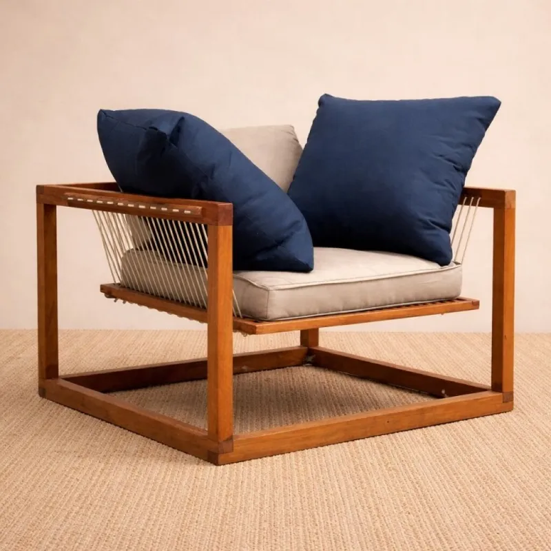 Poltrona Dorival en Madera natural - Muebles para el exterior, Uruguay | Aihaus