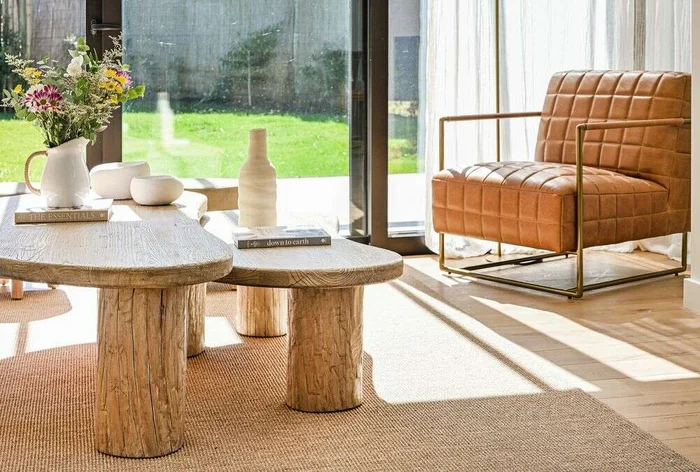 BUTACA ASTON CUERO ITALIANO CARAMELO en Marrón - Butacas, banquetas y puffs, Uruguay | La Iberica, vista 2