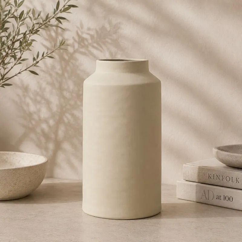 Jarrón Bento en Beige - Decoración, Uruguay | Aihaus