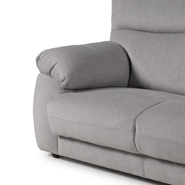 Sofá Aura - Tela Aquaclean Sustentable - 3 cuerpos - A fabricar en Gris - Sillones y sofás, Uruguay | Nyr, vista 5