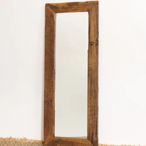 ESPEJO ESCORPIO 120x45 en Madera natural - Espejos, Uruguay | Fundamento Muebles