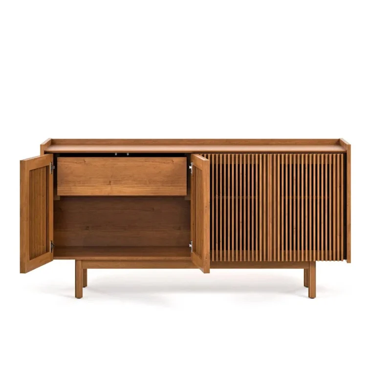 Aparador Buffet Dune Ripiado 1.8 - Línea Nevada - Marrón en Madera natural - Mesas de arrimo, Uruguay | Ecowood, vista 3