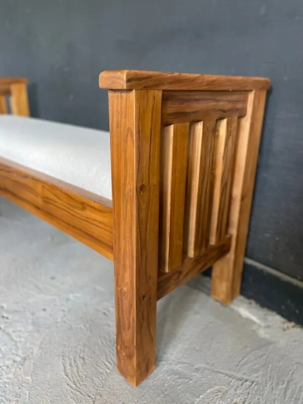 Banco de teca Maui en Madera natural - Butacas, banquetas y puffs, Uruguay | Balihai