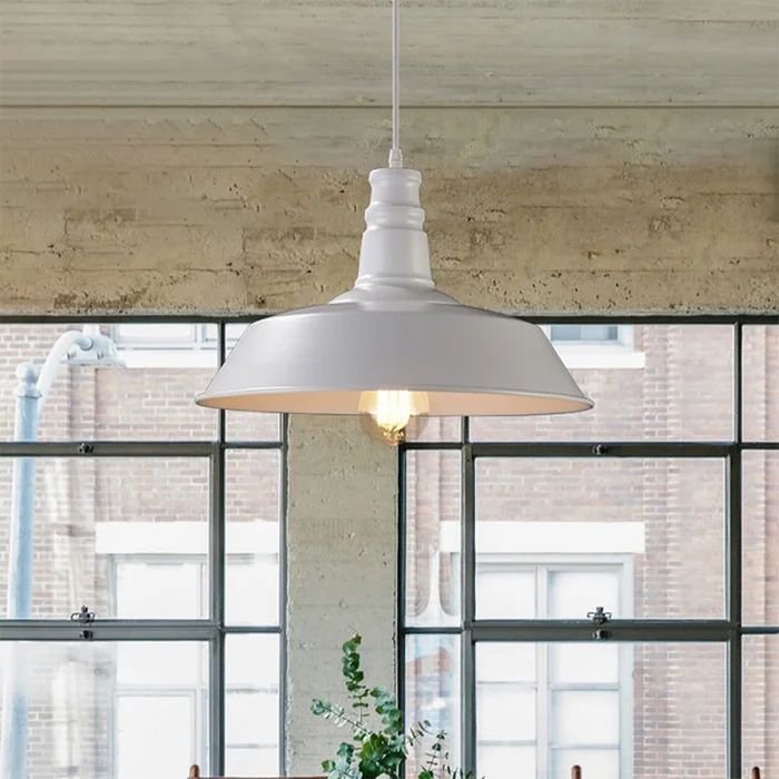 Lámpara Colgante Vintage Bell Blanco ø 36cm en Blanco - Lámparas colgantes, Uruguay | Serlux, vista 3