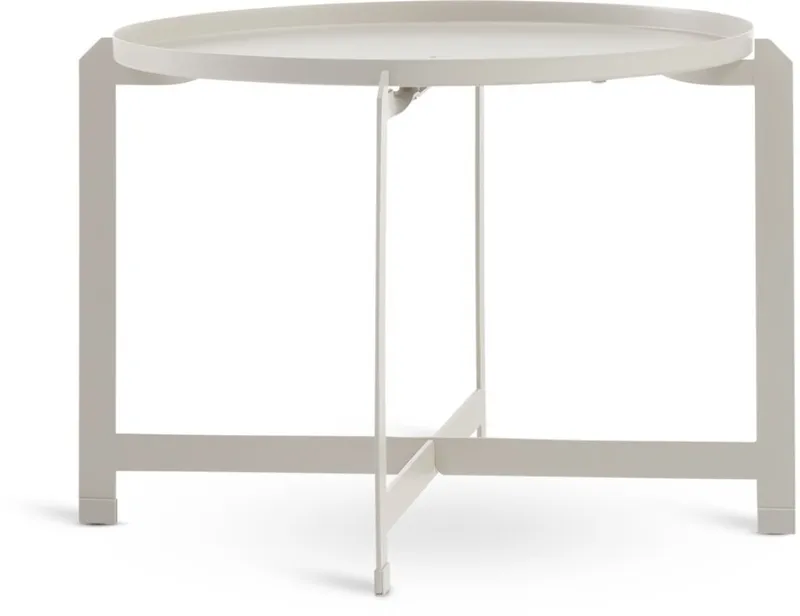 Mesa auxiliar BORRE Ø50xA40 beige en Beige - Muebles para el exterior, Uruguay | JYSK